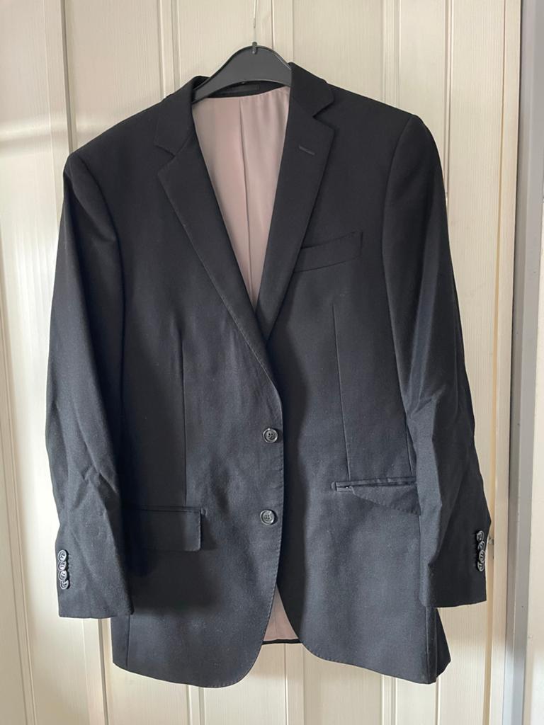 Suit Supply Colbert Maat 44 - Wol & Kasjmier, Ophalen of Verzenden, Zo goed als nieuw, Maat 48/50 (M), Zwart