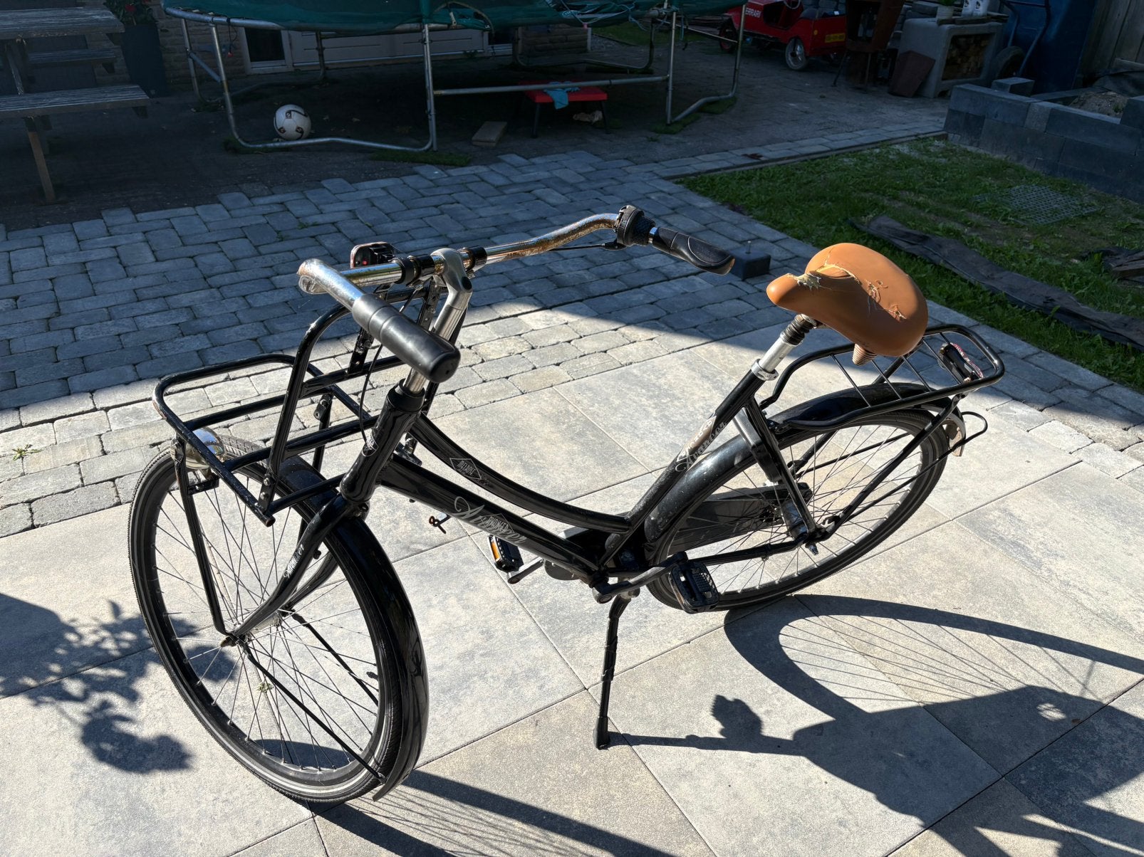 Melrose omafiets, Ophalen, Gebruikt, Terugtraprem, Versnellingen