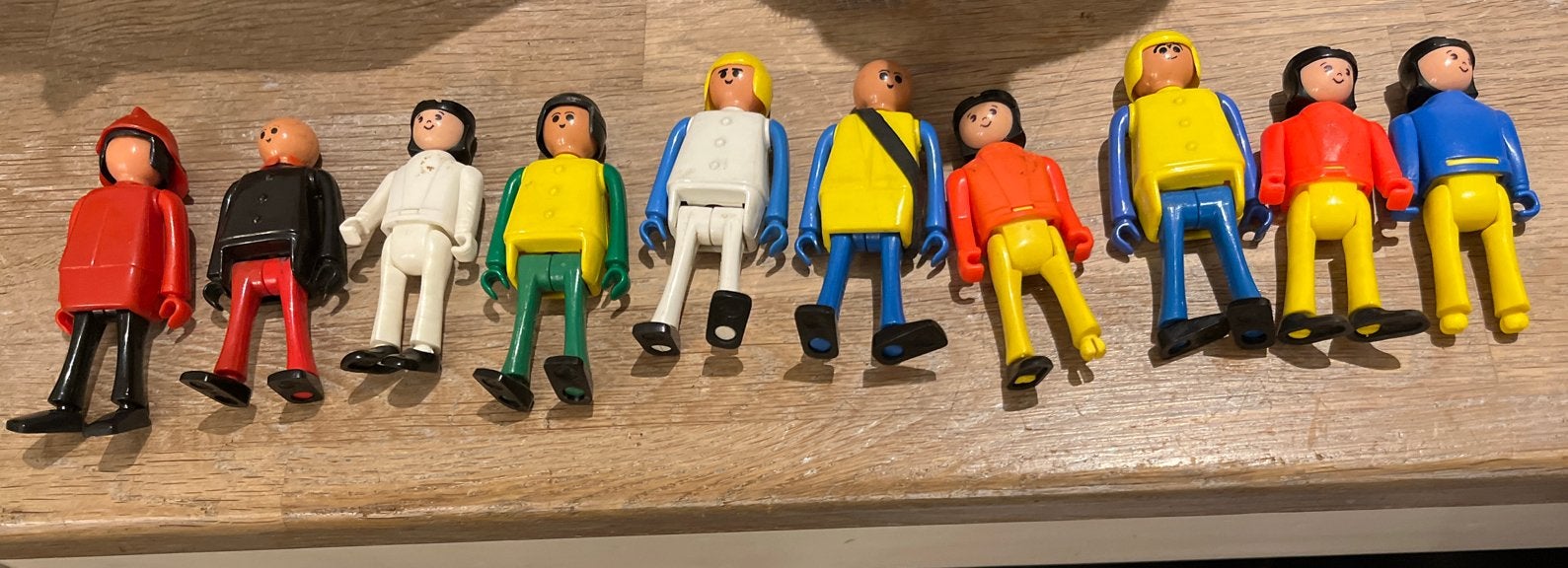Vintage Play-BIG poppetjes jaren '70 - set van 10, Ophalen of Verzenden, Gebruikt, Jongen of Meisje