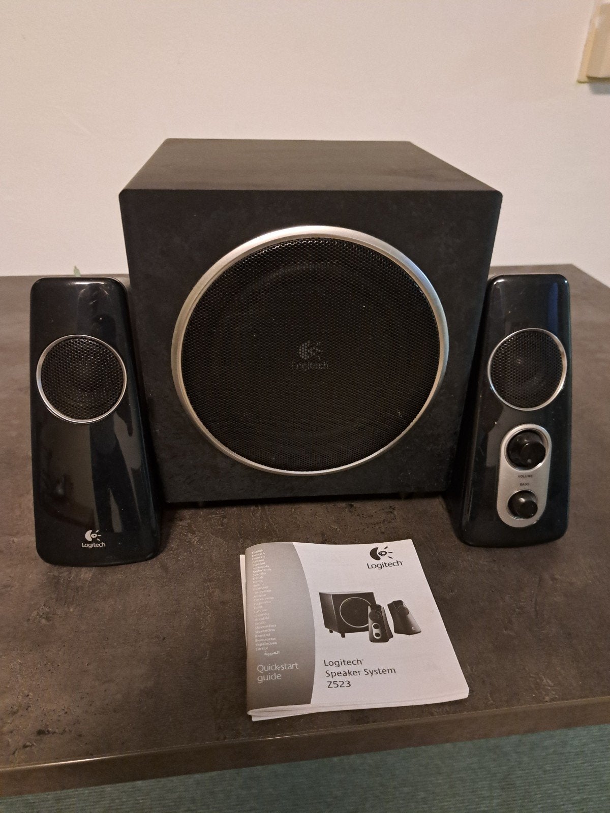 Logitech Z523 2.1 Luidsprekersysteem met Subwoofer, Computers en Software, Ophalen of Verzenden, Zo goed als nieuw, Audiokanaal 2.1