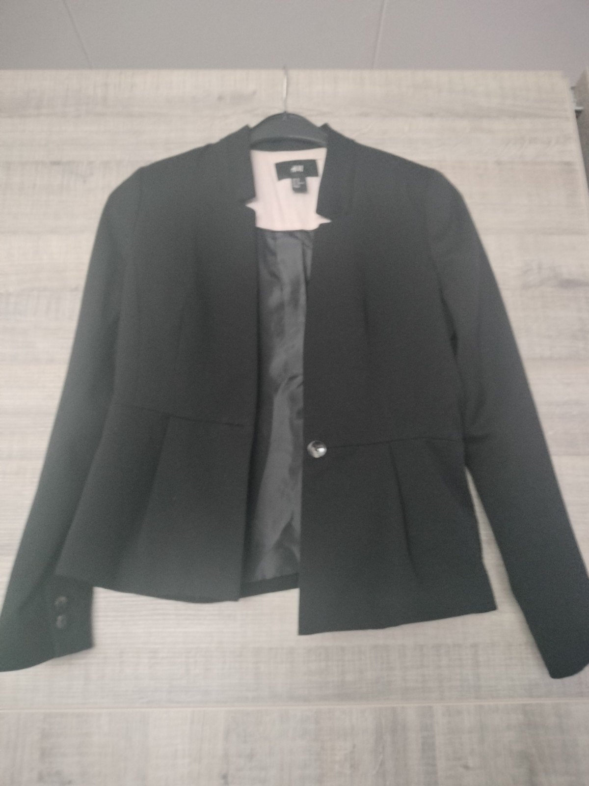Zwart dames jasje, Maat 38/40 (M), H&M, Zwart, Nieuw