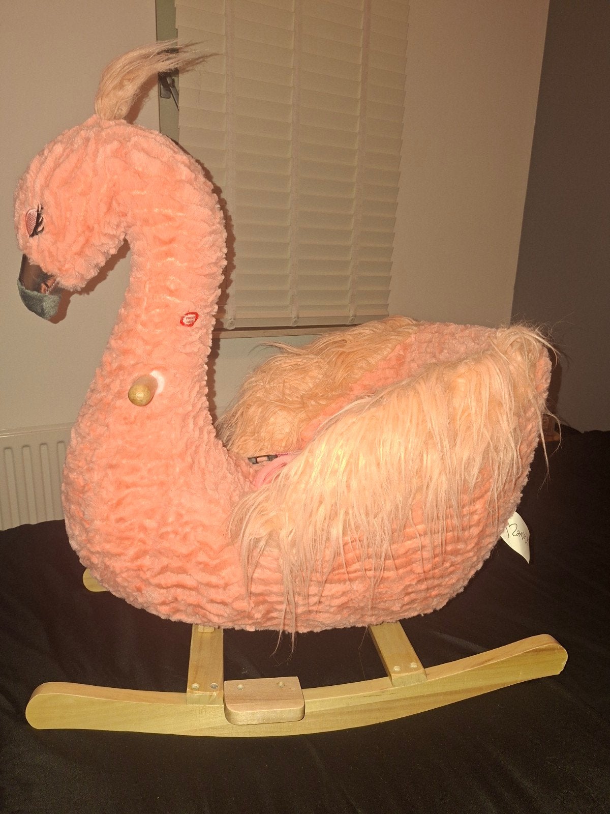 Roze flamingo hobbelpaard - decoratief en zo goed als nieuw, Ophalen, Zo goed als nieuw