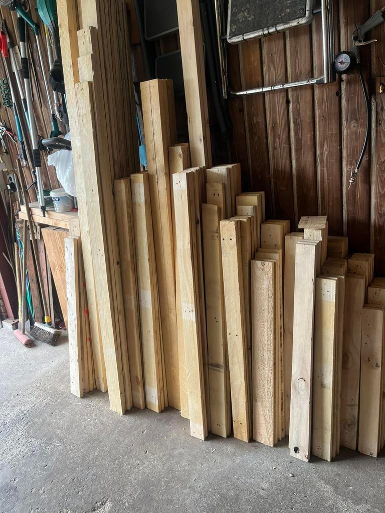 130 stuks Hobby klus en decoratie hout, Ophalen, Minder dan 25 mm, Zo goed als nieuw, Plank