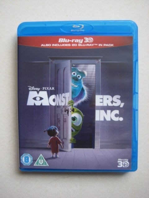 Disney Pixar Monsters Inc Co 2 University Blu-Ray Bluray, Ophalen of Verzenden, Nieuw in verpakking, Tekenfilms en Animatie