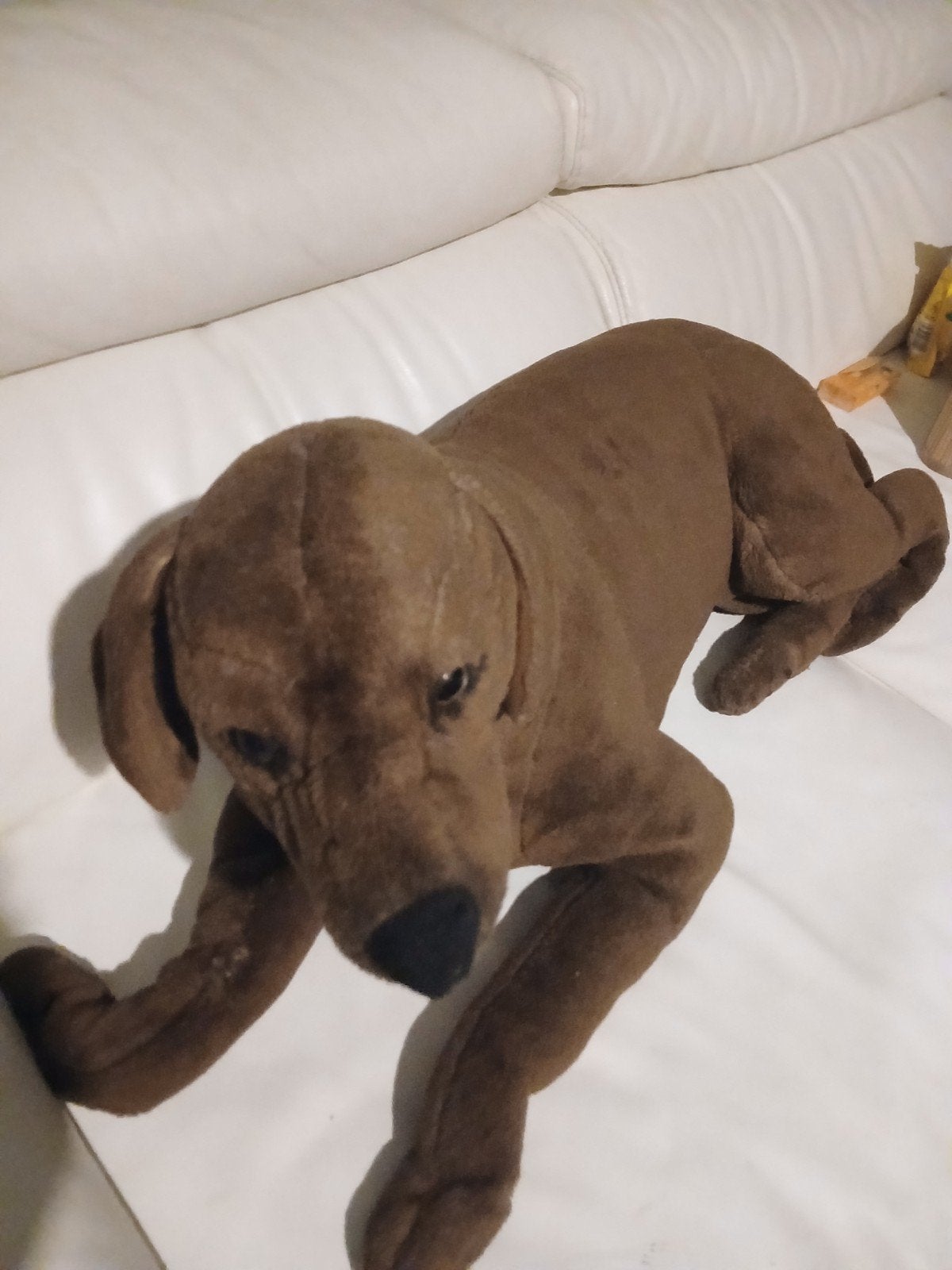 Grote bruine hond knuffel - Gebruikt, Gebruikt, Middelgroot (20 tot 80 cm), Bruin, Hond