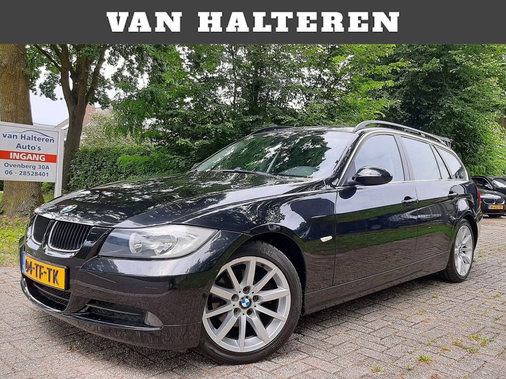 BMW 3-serie Touring 325i Airco/Clima Navi Sport Interieur, Auto's, Gebruikt, Zwart, 2497 cc, 1445 kg