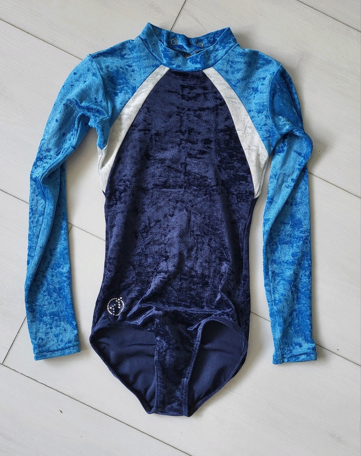 Turnpakje TemaTurn maat 140, Sport en Fitness, Turnen, Gebruikt, Blauw, Turnpak(je), Kindermaat 122 t/m 140