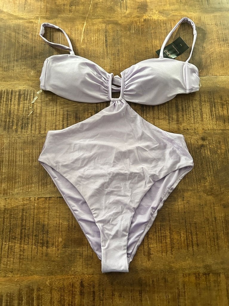 Hunkemöller Aruba Badpak 42 - SALE OP=OP, Paars, Nieuw, Badpak, Ophalen of Verzenden