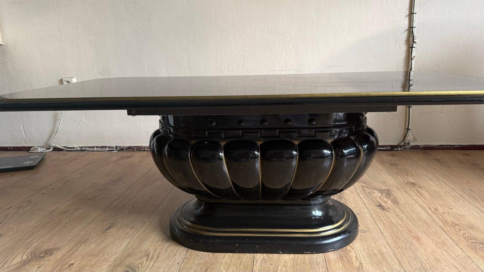 Salontafel Versace Rosella design Italiaans, Ophalen, Gebruikt, 100 tot 150 cm, 50 tot 100 cm