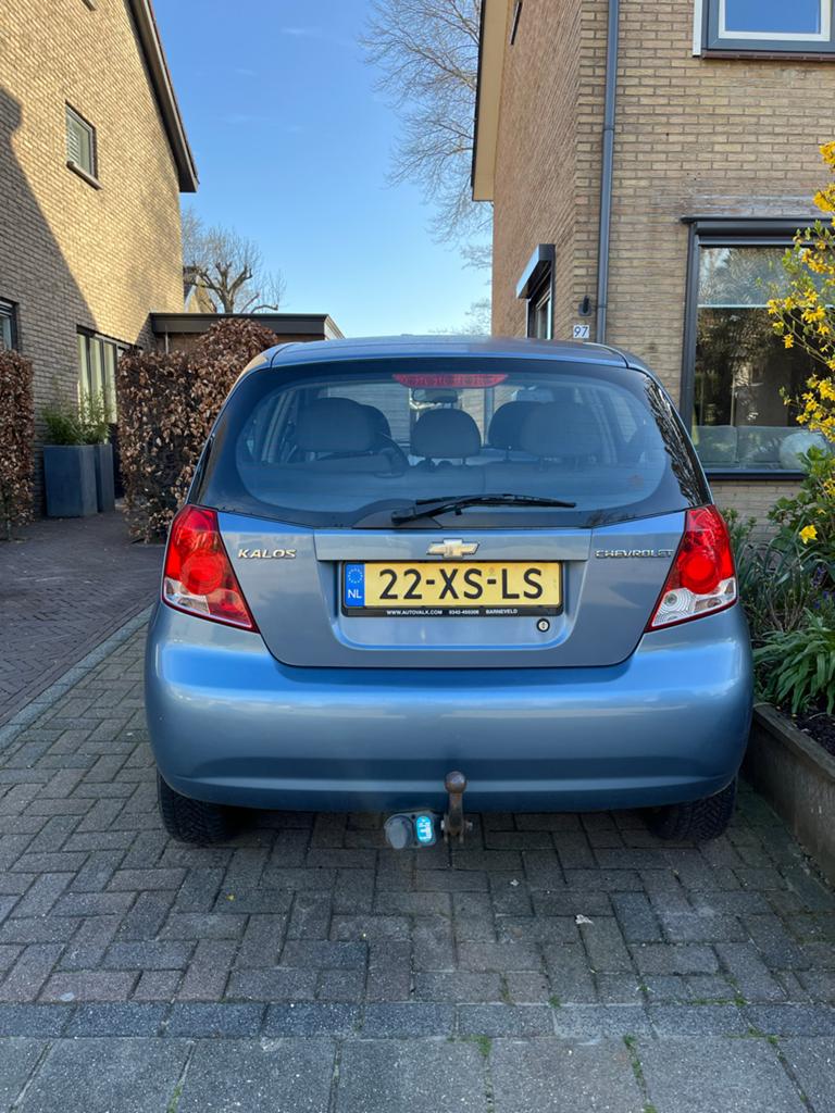 Chevrolet Kalos 1.4 16V 5D 2007 Blauw, Voorwielaandrijving, 15 km/l, 40 €/maand, 4 cilinders