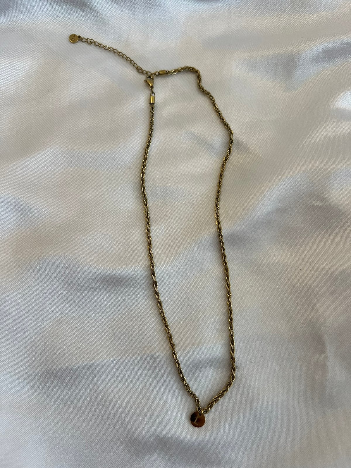 Myjewellery ketting letter L goud, Ophalen of Verzenden, Zo goed als nieuw, Goud, Met hanger