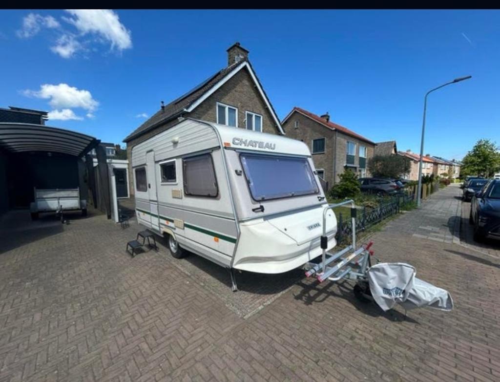Chateau 450 uit 1995 vakantie klaar, Caravans en Kamperen, Caravans, 750 - 1000 kg, Particulier, 4 tot 5 meter, Tot en met 4
