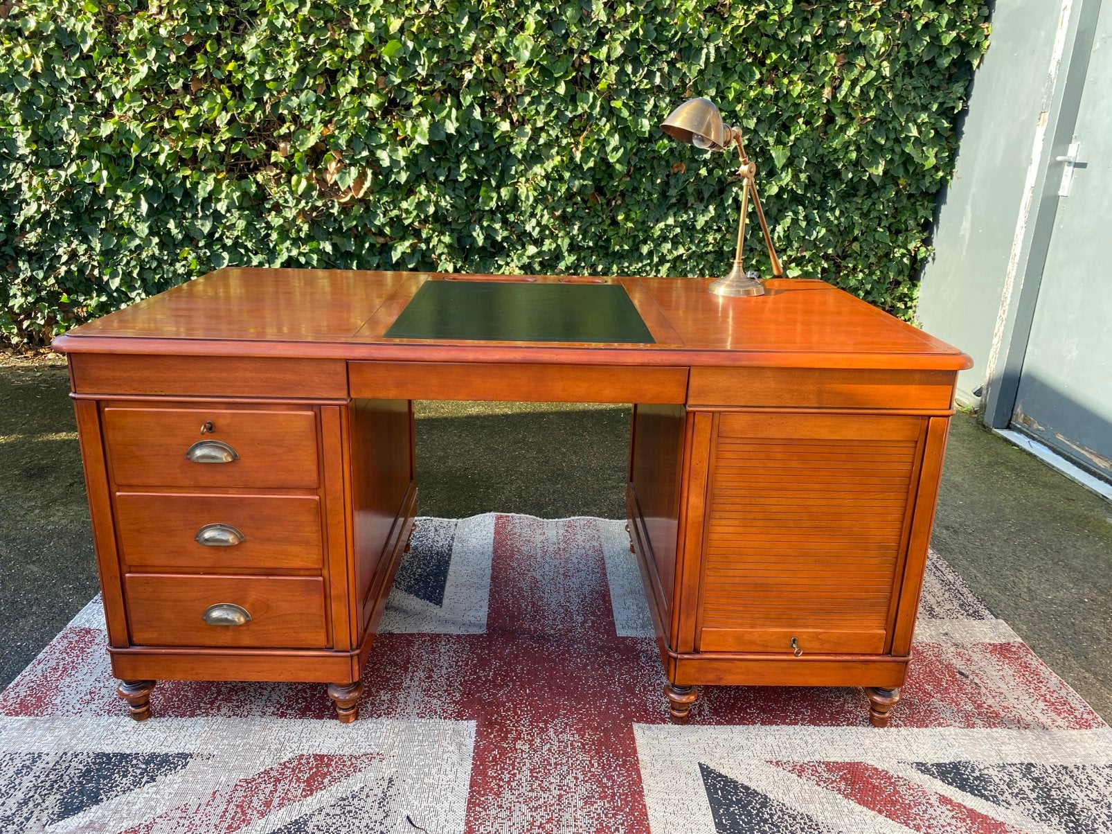 Klassiek mahonie houten bureau !!!, Antiek en Kunst, Ophalen