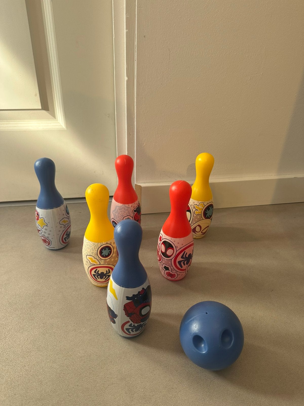 Bowling set te koop van Marvel Spidey, Ophalen of Verzenden, Gebruikt