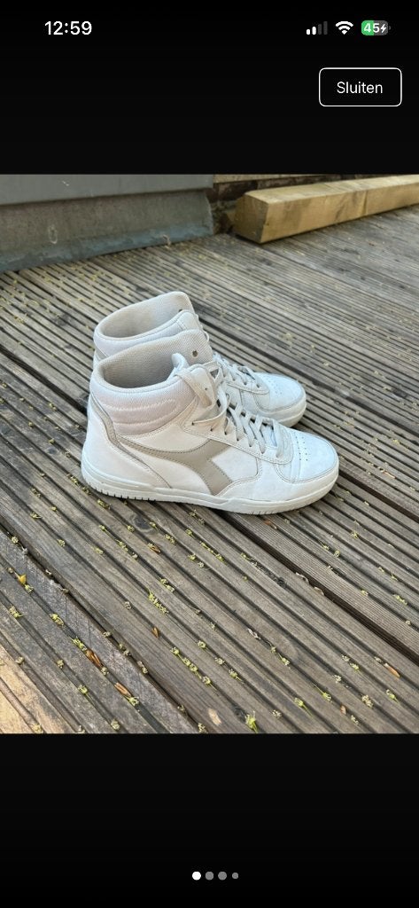 Diadora schoenen, Diadora, Verzenden, Wit, Sneakers of Gympen