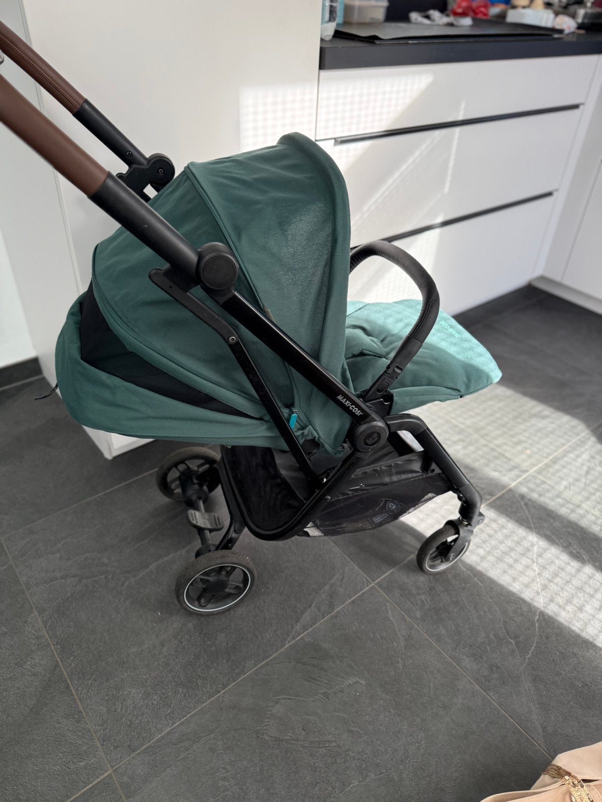 Maxi Cosi Leona kinderwagen buggy set met reiswieg, Ophalen, Gebruikt, Maxi-Cosi