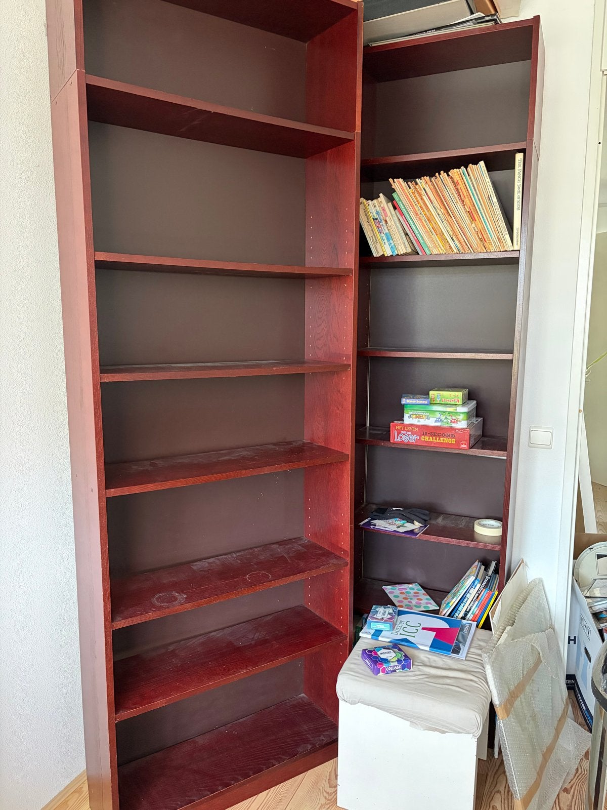 IKEA Billy boekenkasten 80 + 60 en hoekkast allen met opzet, Ophalen, Met plank(en), Gebruikt, 200 cm of meer