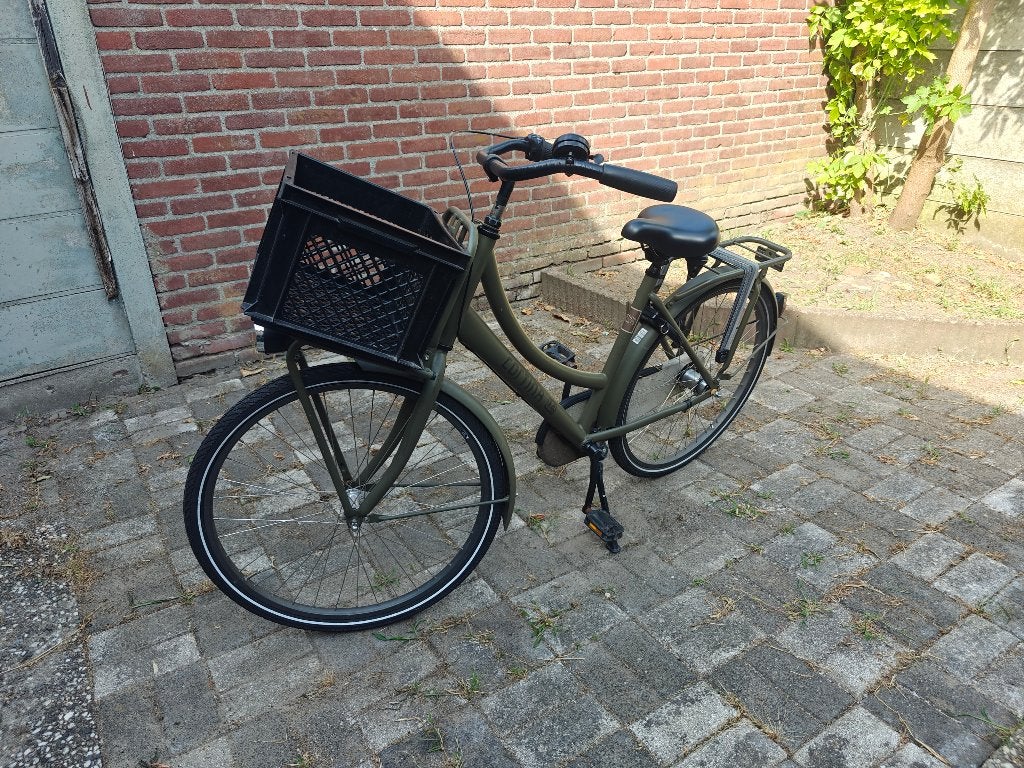 Cortina L4 Transport 26 ARMY GREEN, Fietsen en Brommers, Fietsen | Kinderfietsjes, Ophalen, Gebruikt, Cortina, Terugtraprem