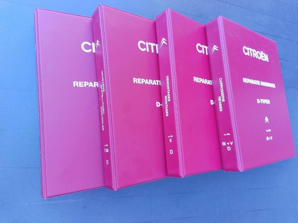 Complete Set Reparatie Handboeken Citroën D-Typen Snoek DS, Ophalen of Verzenden, Zo goed als nieuw, Citroën
