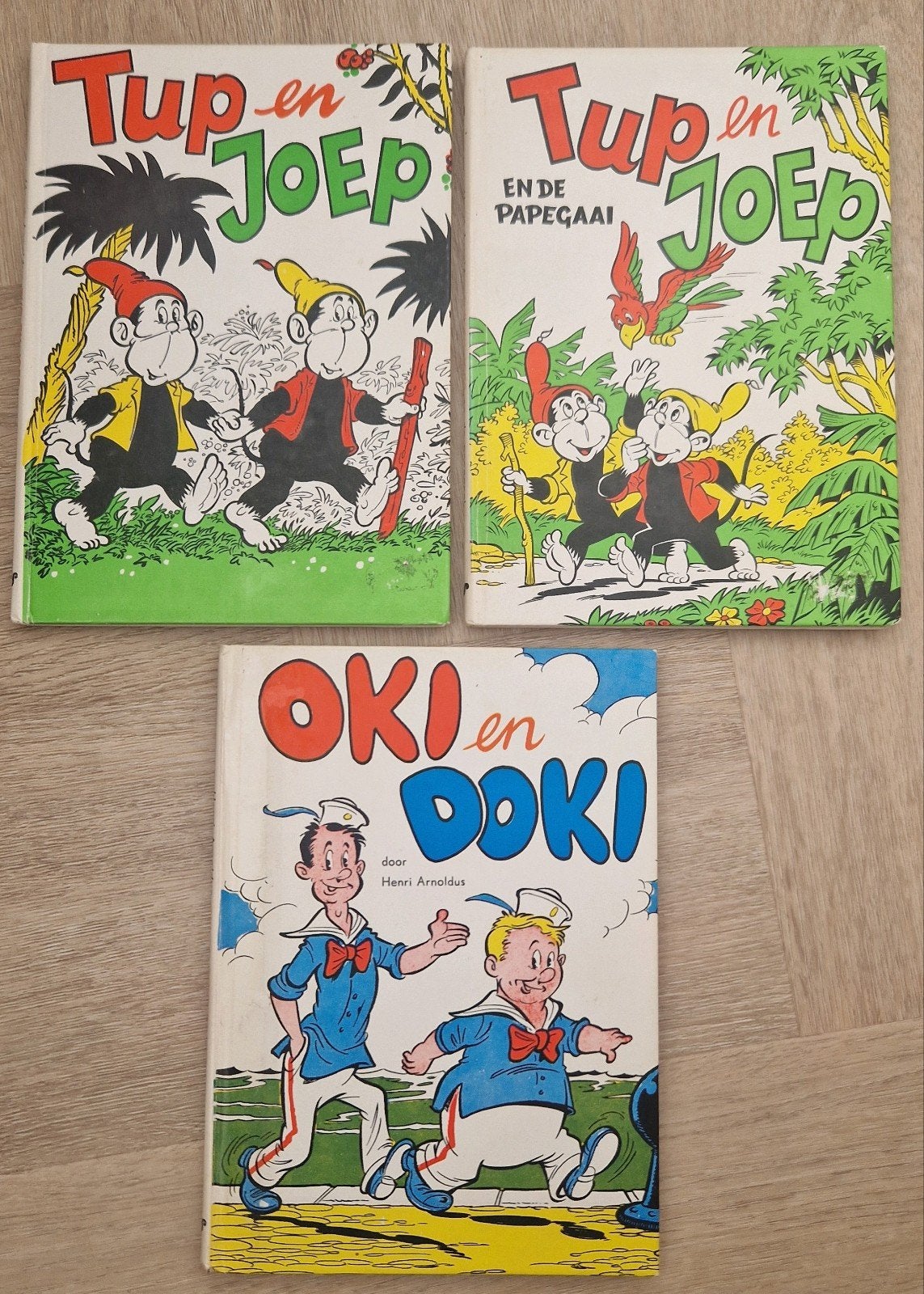 Tup en Joep & Oki en Doki boeken (3 stuks), Ophalen of Verzenden, Gelezen, Henri Arnoldus, Fictie algemeen