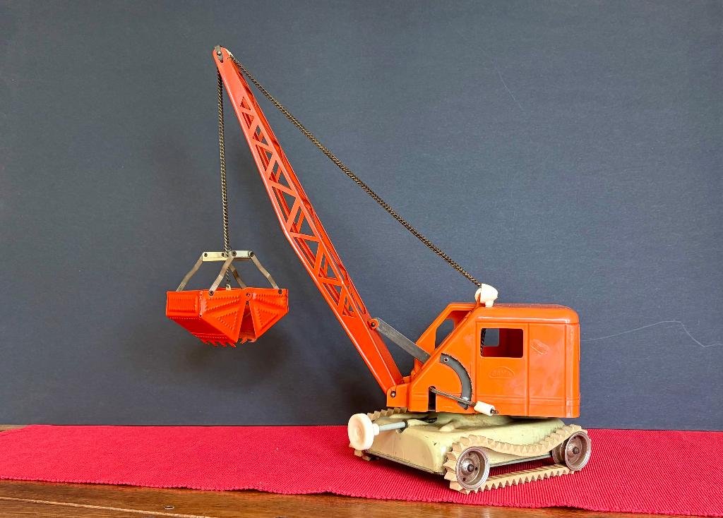Vintage GAMA 280 speelgoed graafmachine, Ophalen, Gebruikt