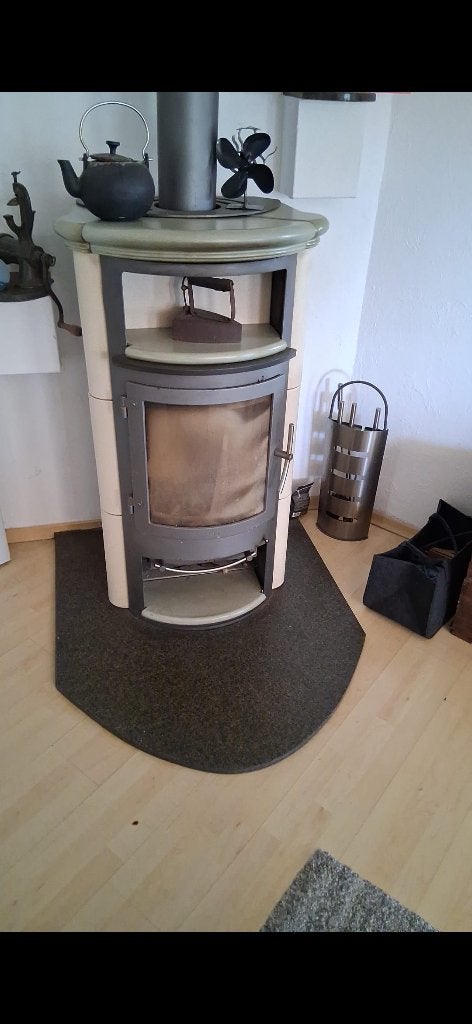 Houtkachel Heta Ancona Grande 8 kW speksteen, Ophalen, Gebruikt, Houtkachel, Vrijstaand