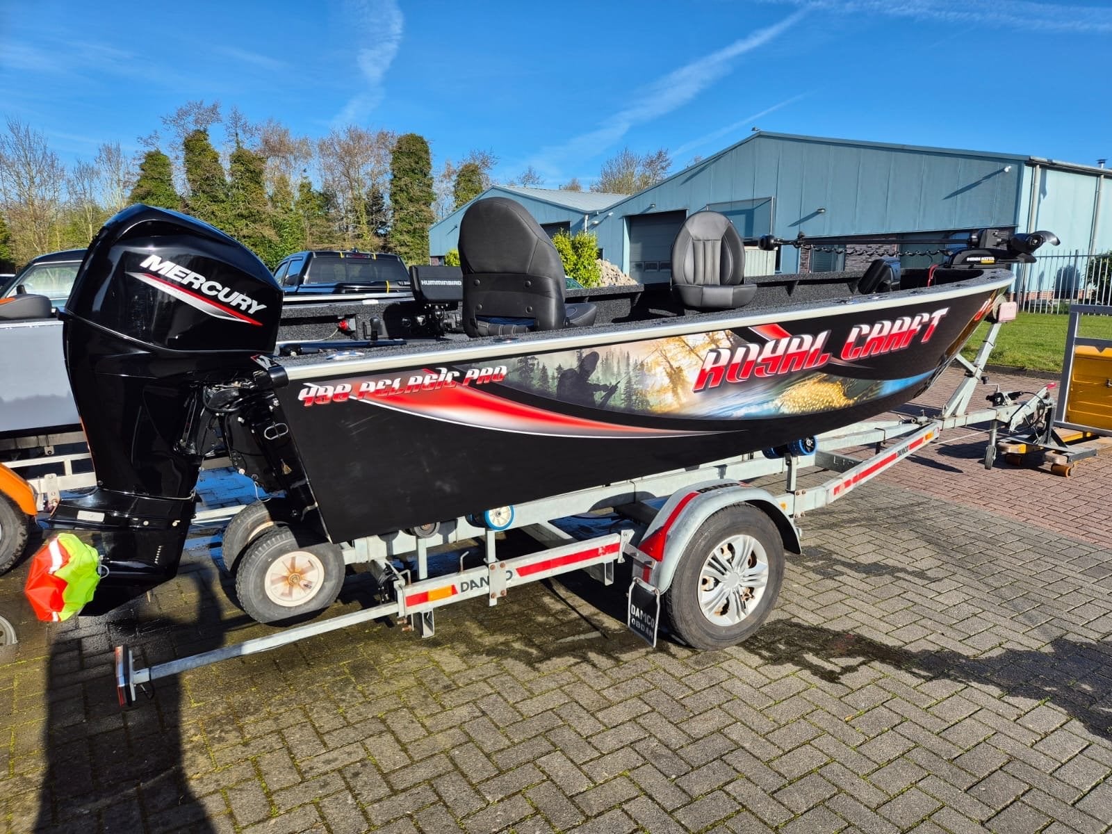 Nieuwe Royalcraft 498 / marcraft 496 lake hunter met 60 pk, Watersport en Boten, Benzine, Buitenboordmotor, Navigatie, Ophalen of Verzenden
