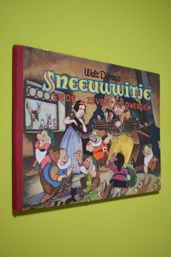 Plaatjesalbum Sneeuwwitje en de 7 Dwergen -1955- Compleet, Verzamelen, Ophalen of Verzenden, Sneeuwwitje of Doornroosje, Gebruikt