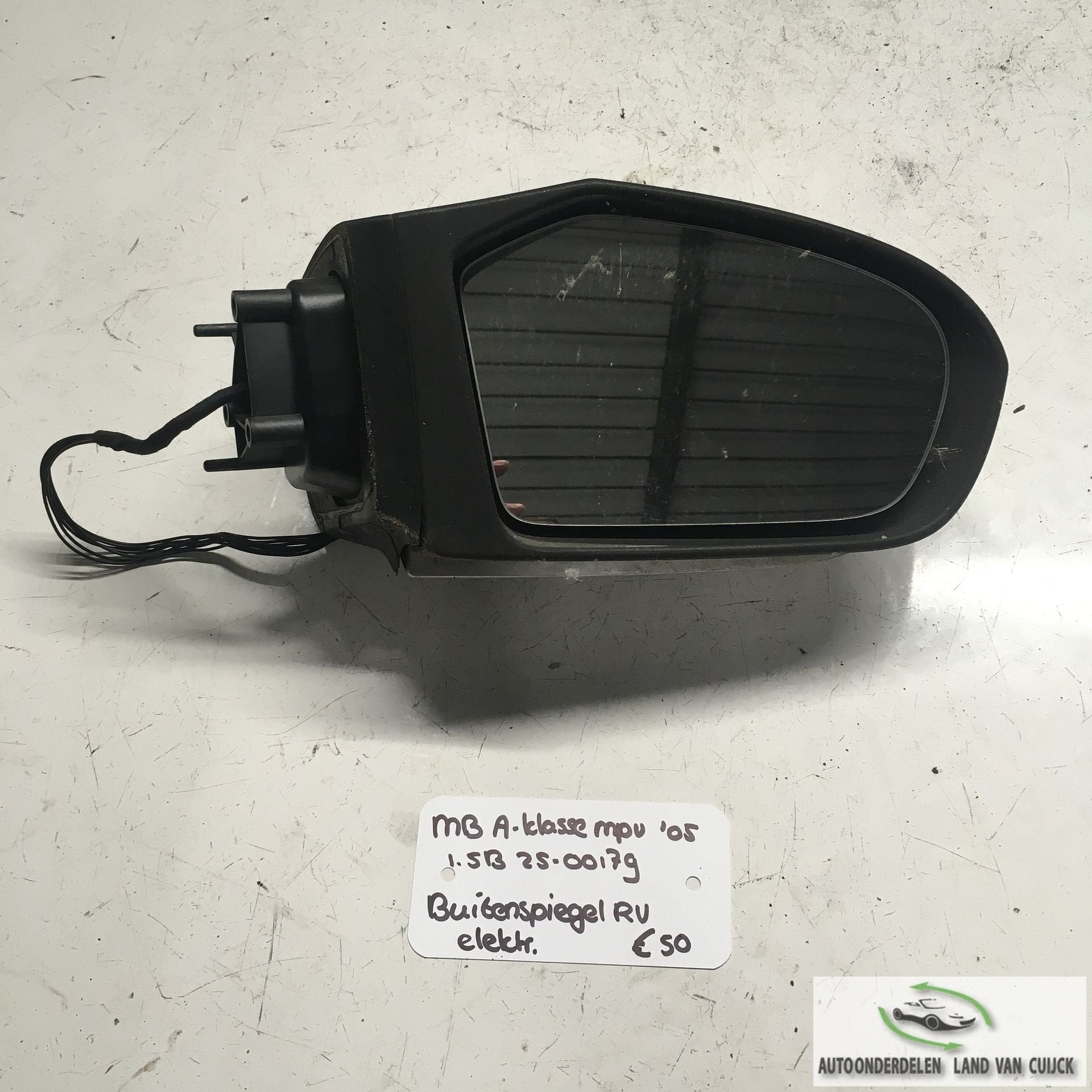 Mercedes A klasse 2005 2500179  Buitenspiegel elektr met kni, Gebruikt, -, -, Ophalen of Verzenden