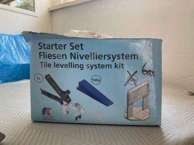 tegel nivellering systeem, Gebruikt, 60 cm of meer, Ophalen of Verzenden, 10 m² of meer