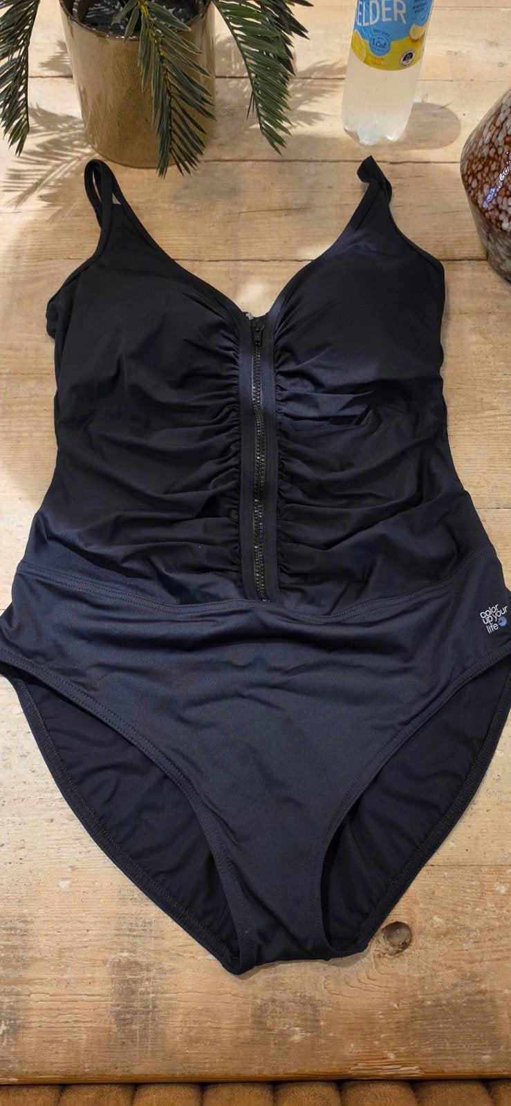 Badpak Sunflair maat 42, Verzenden, Zwart, Nieuw, Badpak