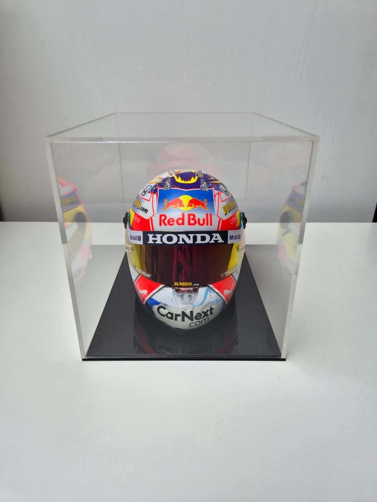 Max Verstappen Dutch GP 2021 schaalmodel helm 1:2, Ophalen of Verzenden, Nieuw, Formule 1