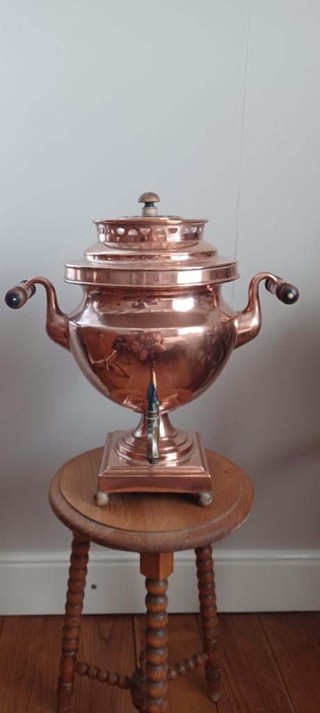 Antieke koperen samovar, Ophalen of Verzenden