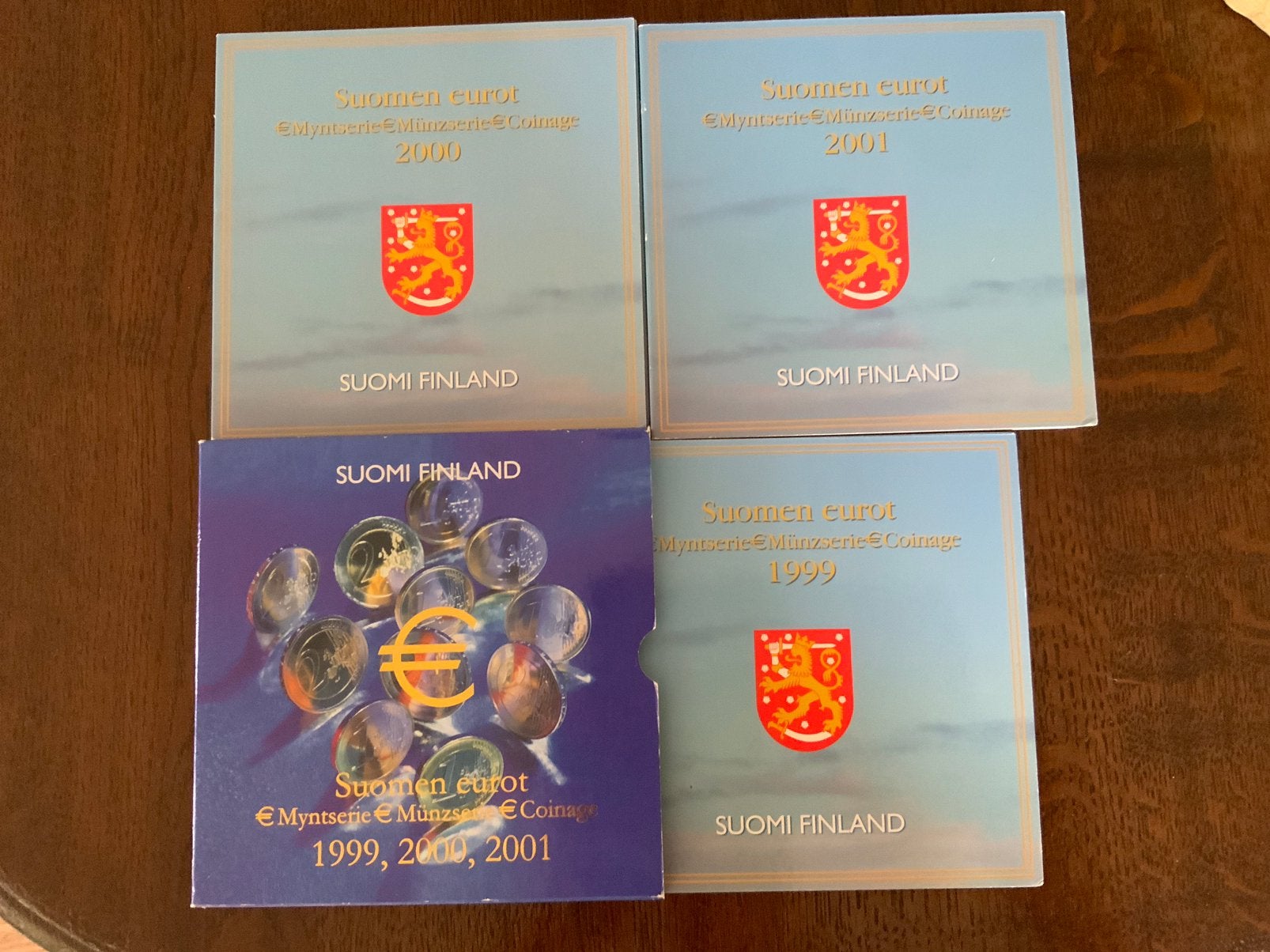 SETJES FINLAND 1999-2000 -2001 BU., Postzegels en Munten, Munten | Europa | Euromunten, Ophalen of Verzenden, Finland, Overige waardes