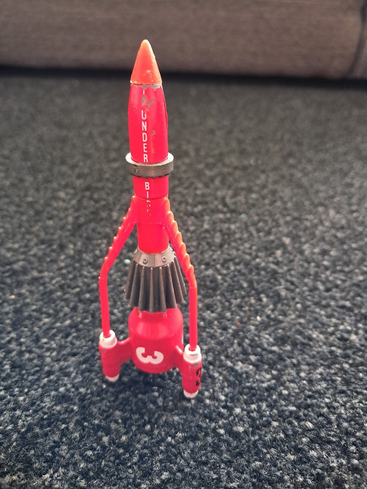 Thunderbirds 3 raket, 11cm, metaal, Ophalen of Verzenden