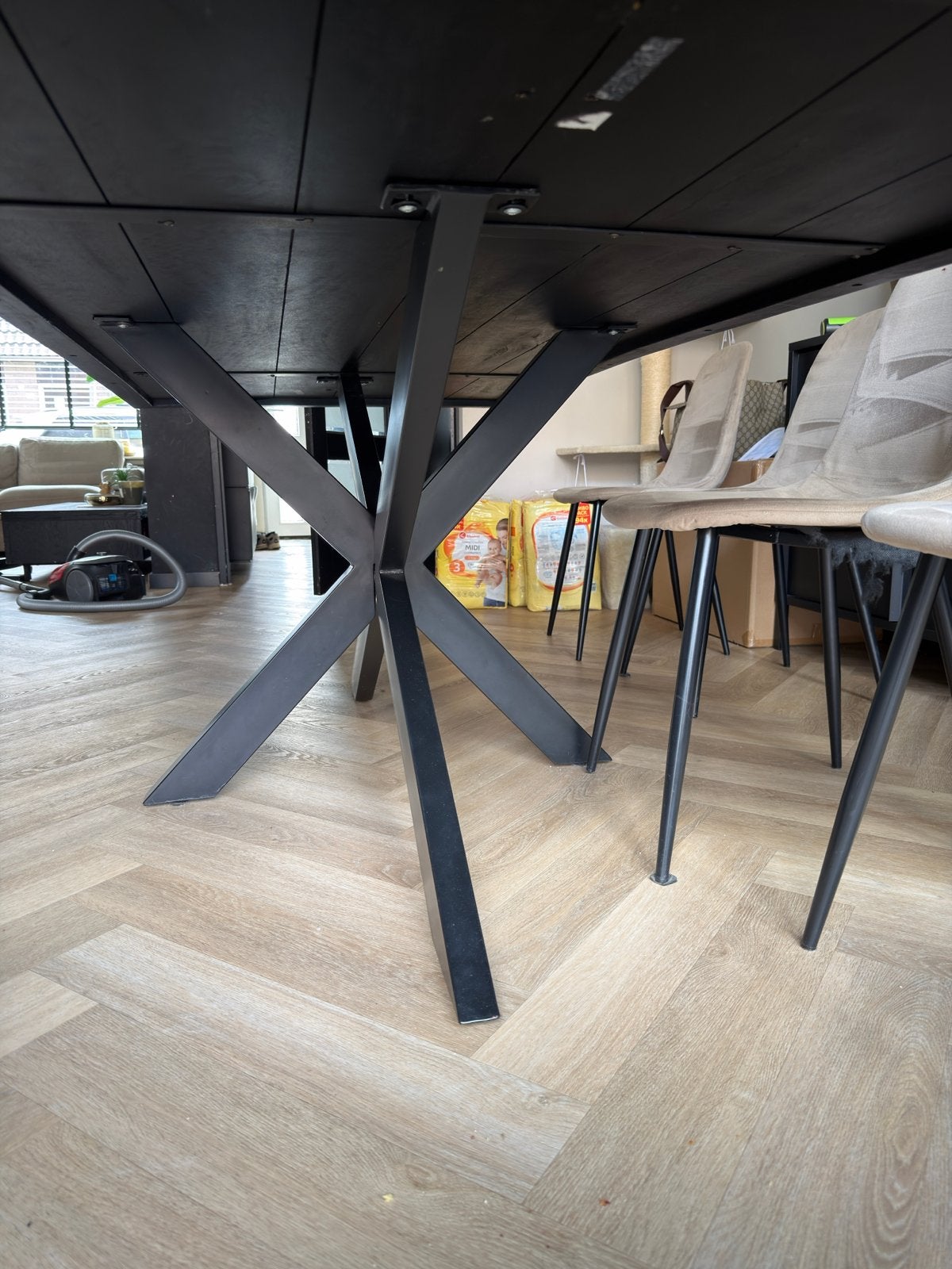 Complete Woon- en Slaapkamer Set: Salontafel, Dressoir, Eett, Ophalen, Gebruikt, 150 tot 200 cm, 200 cm of meer