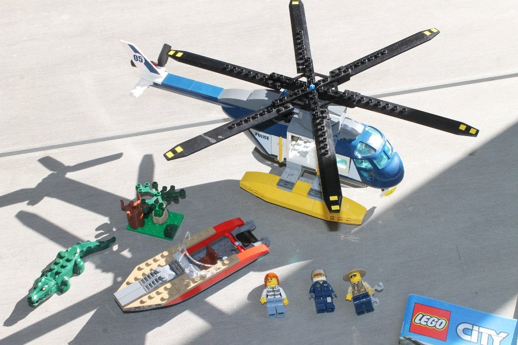 lego city politie helicopterachtervolging 60067, City, Verzenden, Lego, Zo goed als nieuw