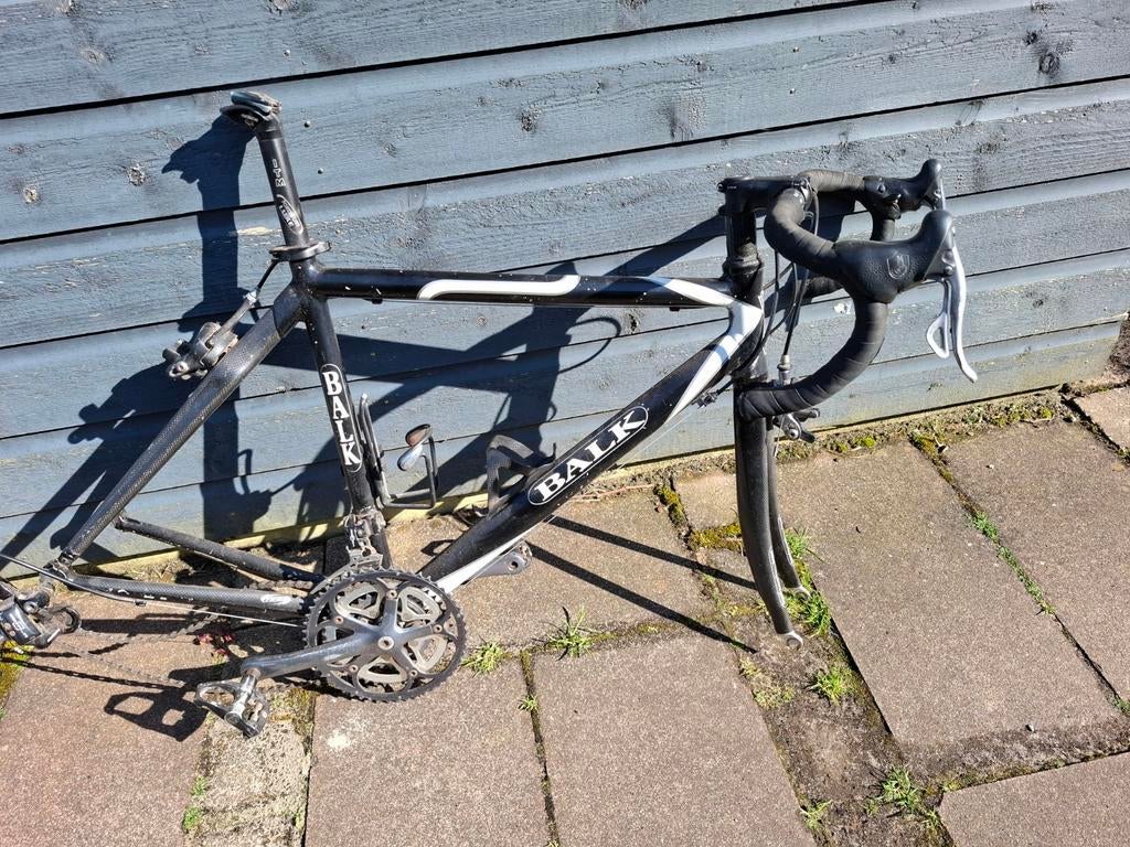 Campagnolo groepset tripple 3 x 10 groep met gratis frame, Fietsen en Brommers, Fietsonderdelen, Frame, Gebruikt, Verzenden, Campagnolo