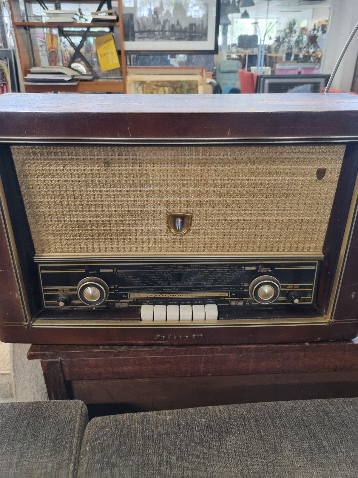 Vintage Aristona buizenradio - werkend, Ophalen, Gebruikt, Radio