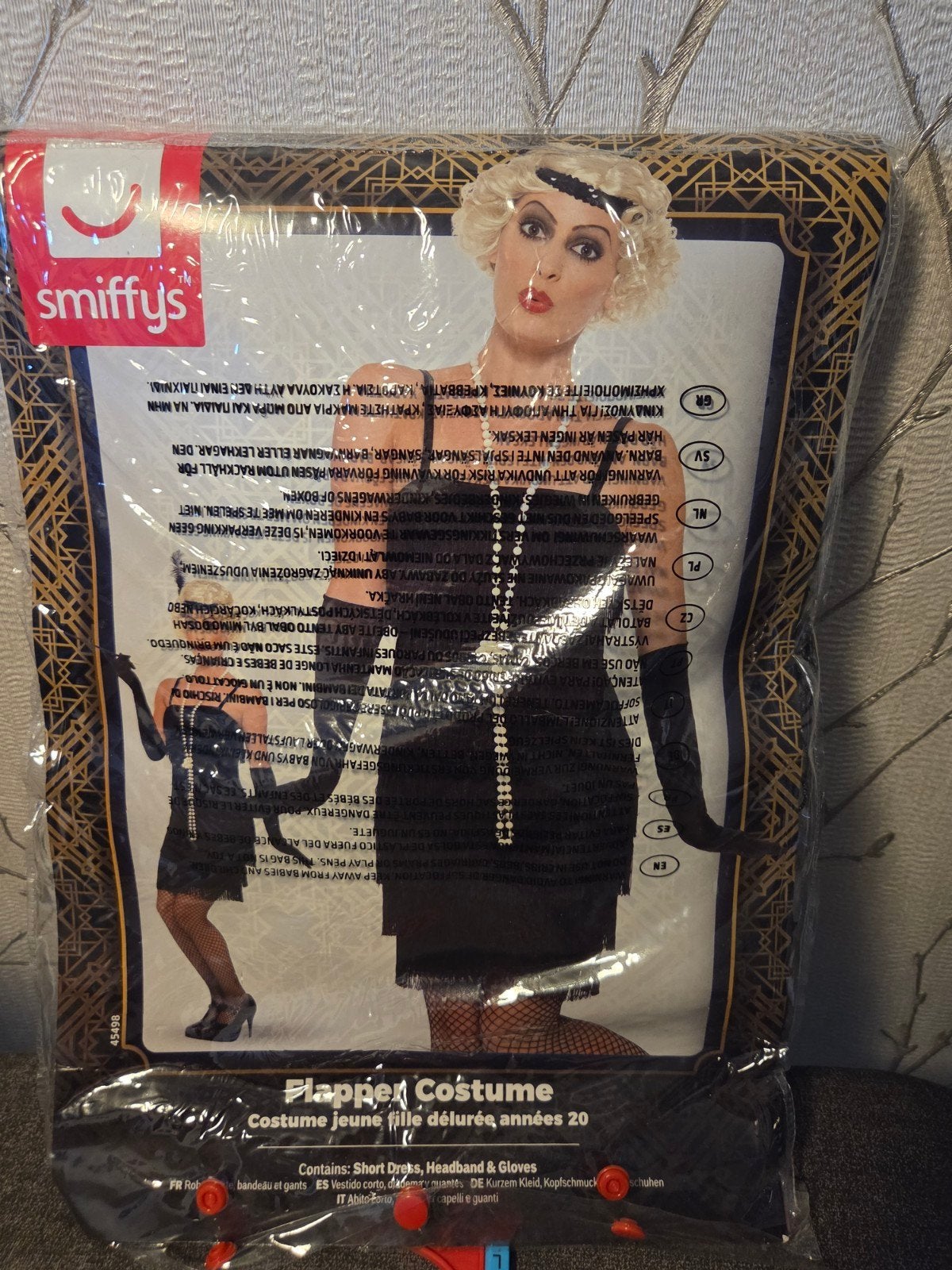 Flapper Kostuum Jaren '20 - Maat L, Kleding | Dames, Carnavalskleding en Feestkleding, Zo goed als nieuw, Kleding, Overige thema's