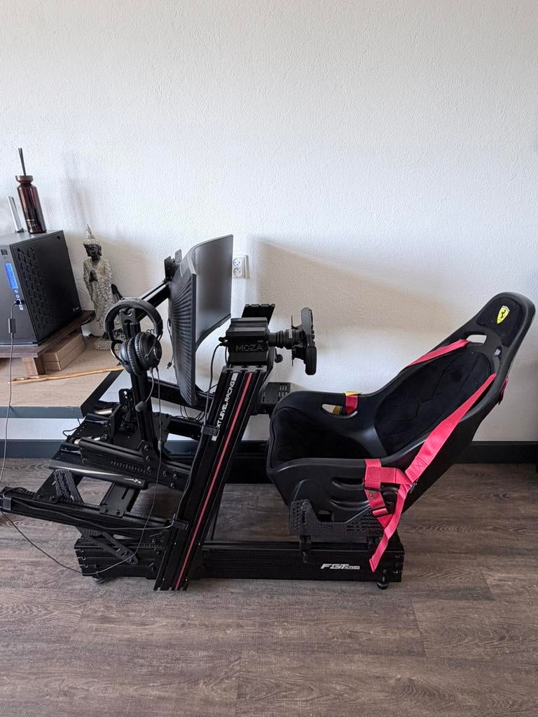 Next level F-gt elite 160 + moza R12 v2 f1, Ophalen, Zo goed als nieuw