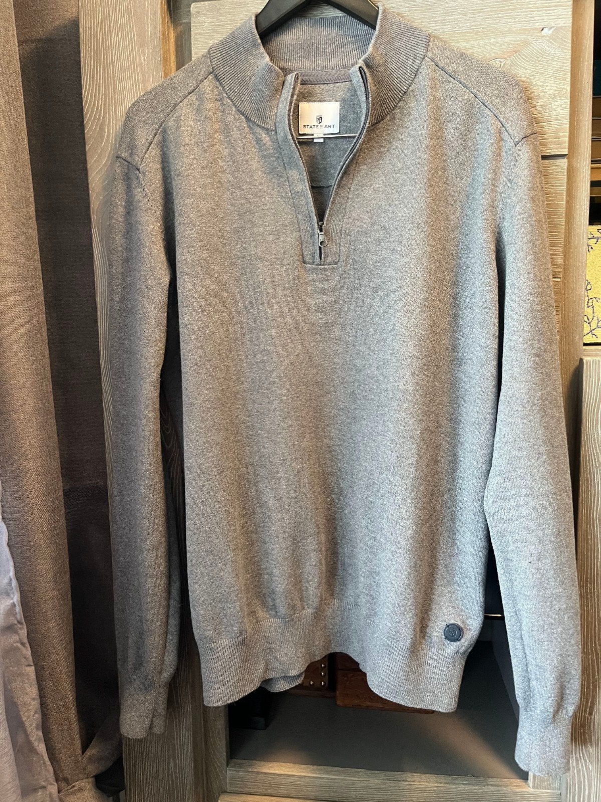 State of Art Heren Pullover met Rits L Nieuw WP 130, Kleding | Heren, Truien en Vesten, State of Art, Maat 52/54 (L), Nieuw, Ophalen of Verzenden