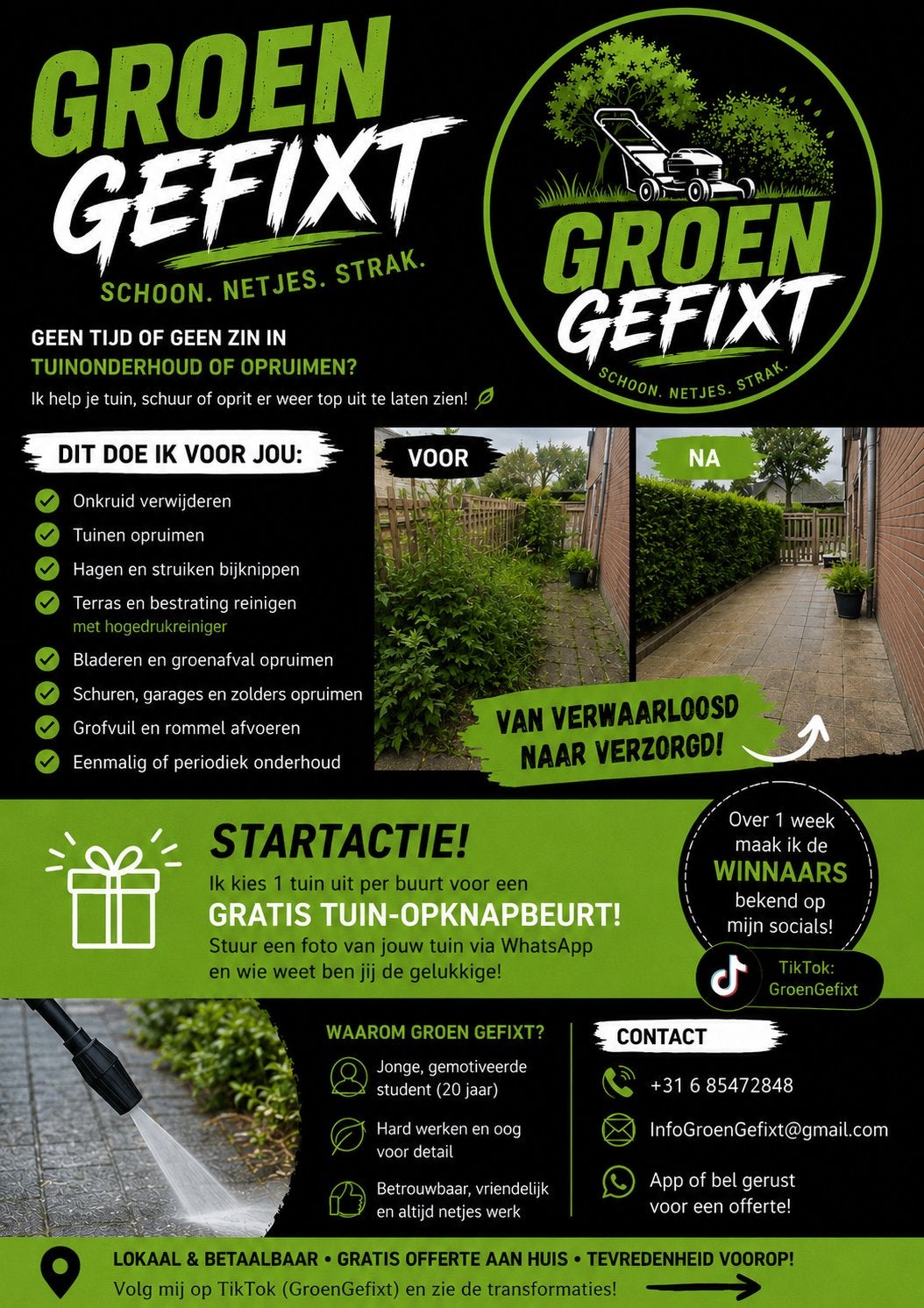 schoon-netjes-strak, Ophalen