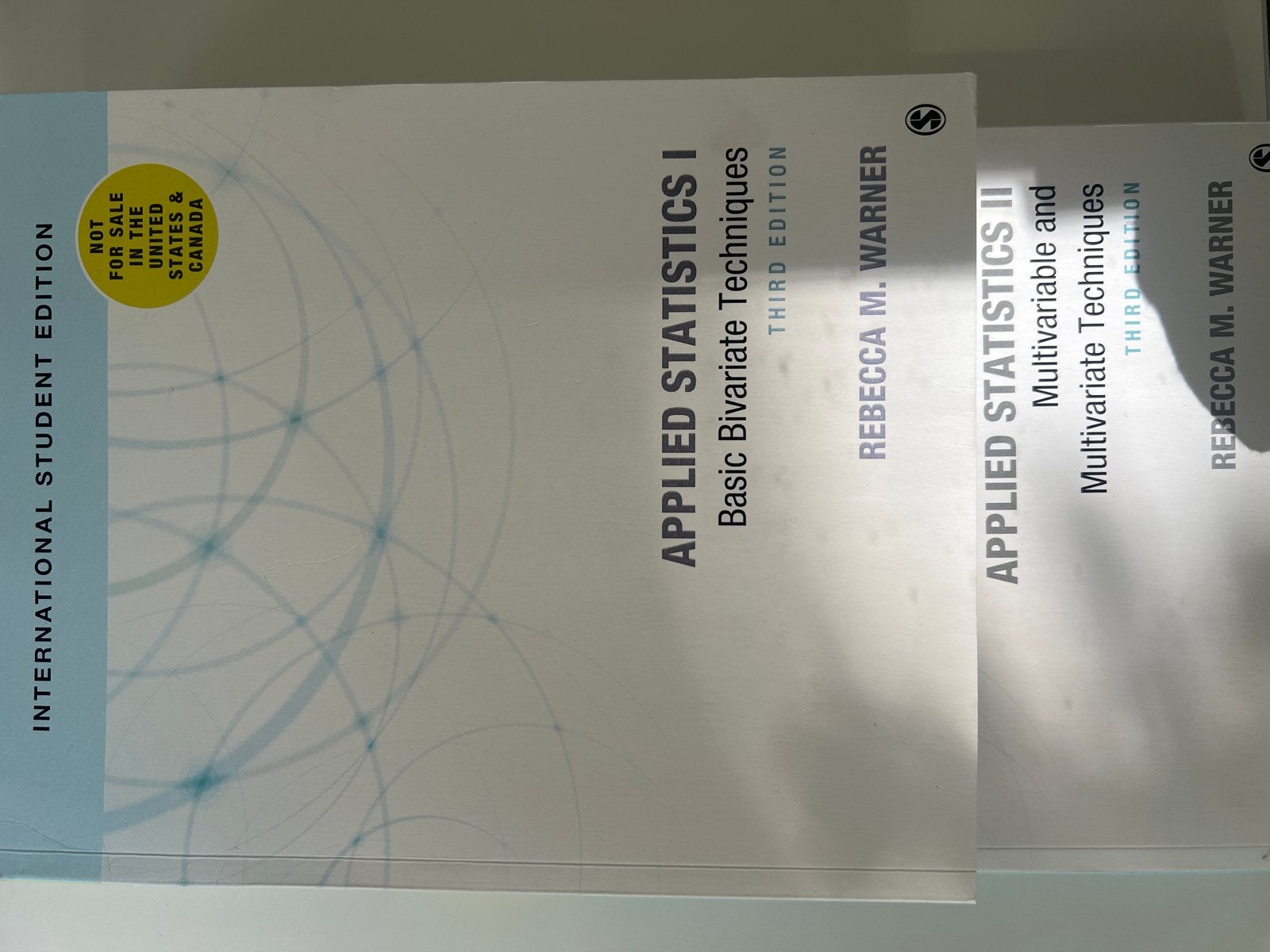 Applied Statistics 1 & 2 - Rebecca M. Warner, Ophalen of Verzenden, Gamma, Zo goed als nieuw, WO