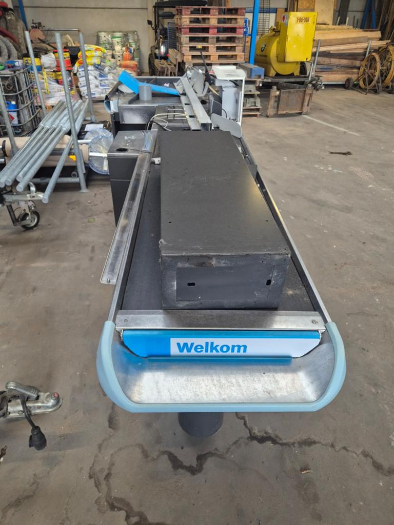 Kassa lopende band scanner, Ophalen