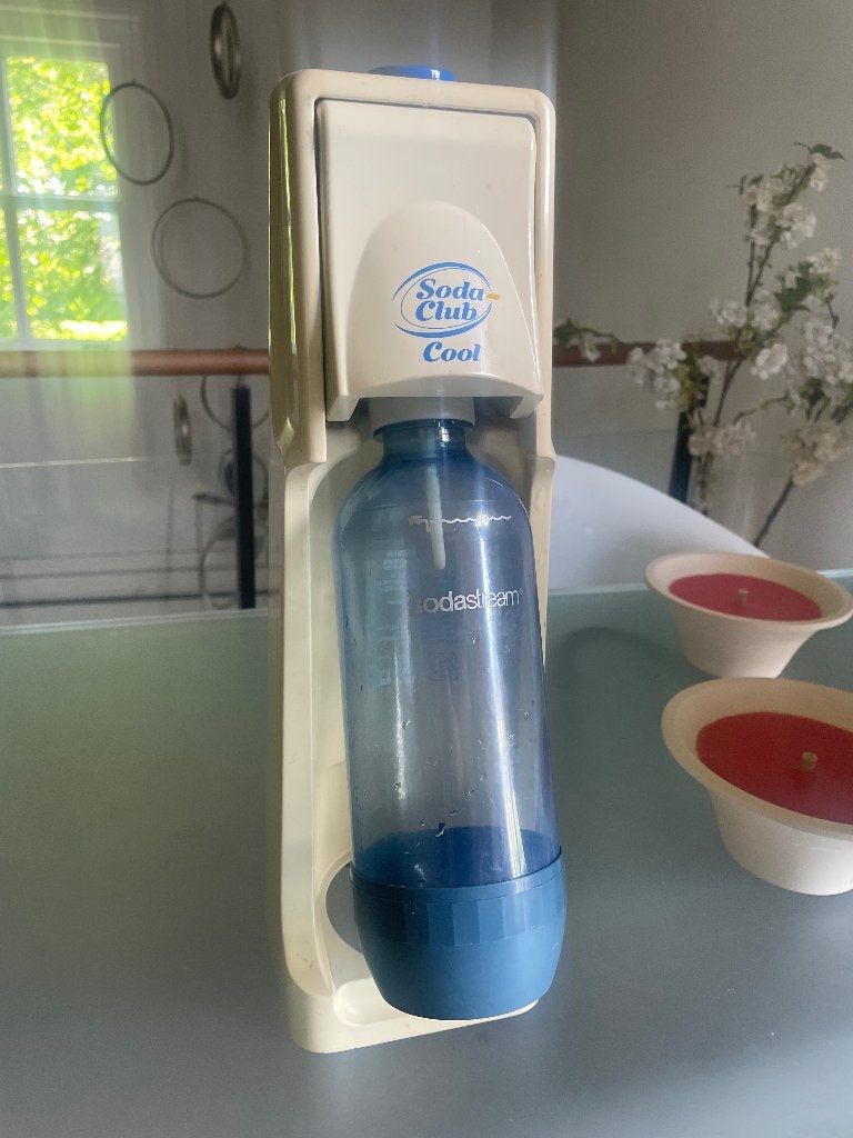 Vintage Soda Club Soda machine 5 euro, Ophalen of Verzenden, Gebruikt