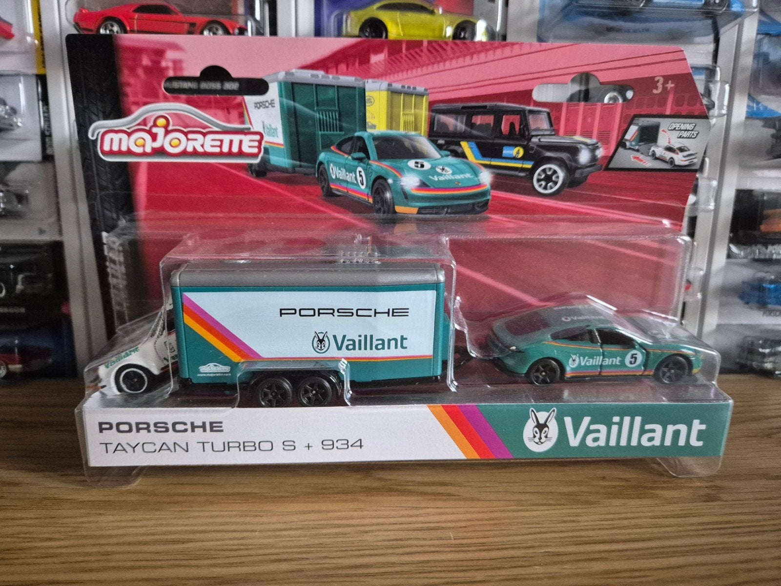 Majorette Porsche set Vaillant, Ophalen of Verzenden, Nieuw, Auto