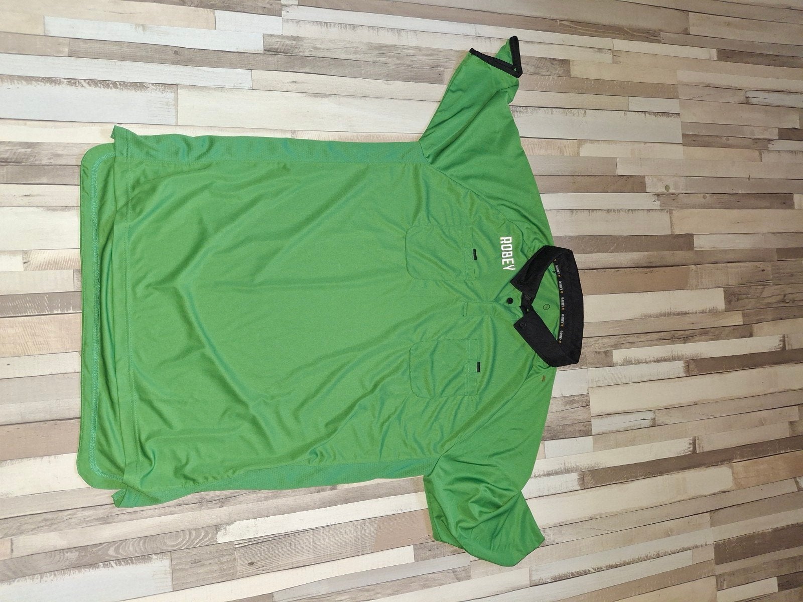 Robey scheidsrechtersshirt - Groen - Maat 3XL, Robey, Overige maten, Ophalen of Verzenden, Zo goed als nieuw