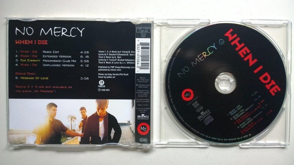 No Mercy - When I Die, Ophalen of Verzenden, Zo goed als nieuw, Pop