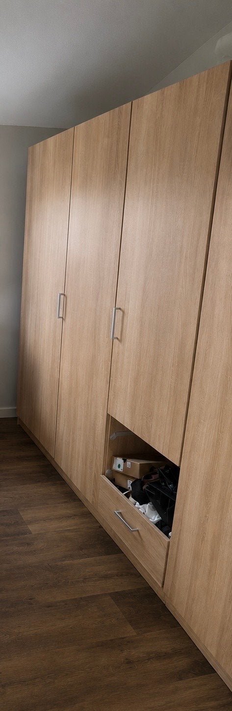 2 IKEA kasten (één mist 2 lade) inclusief klerenhangers, Ophalen, Gebruikt, 200 cm of meer, 50 tot 100 cm